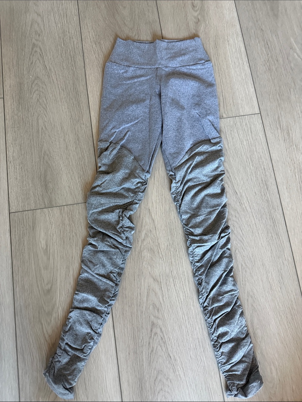 Heather Grey Women's Leggings with High Waist - Unbranded - Picture 2 of 3